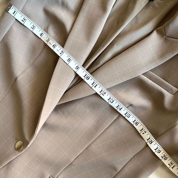 EXPRESS Super Soft Twill Blazer (Sz L) - Picture 7 of 7